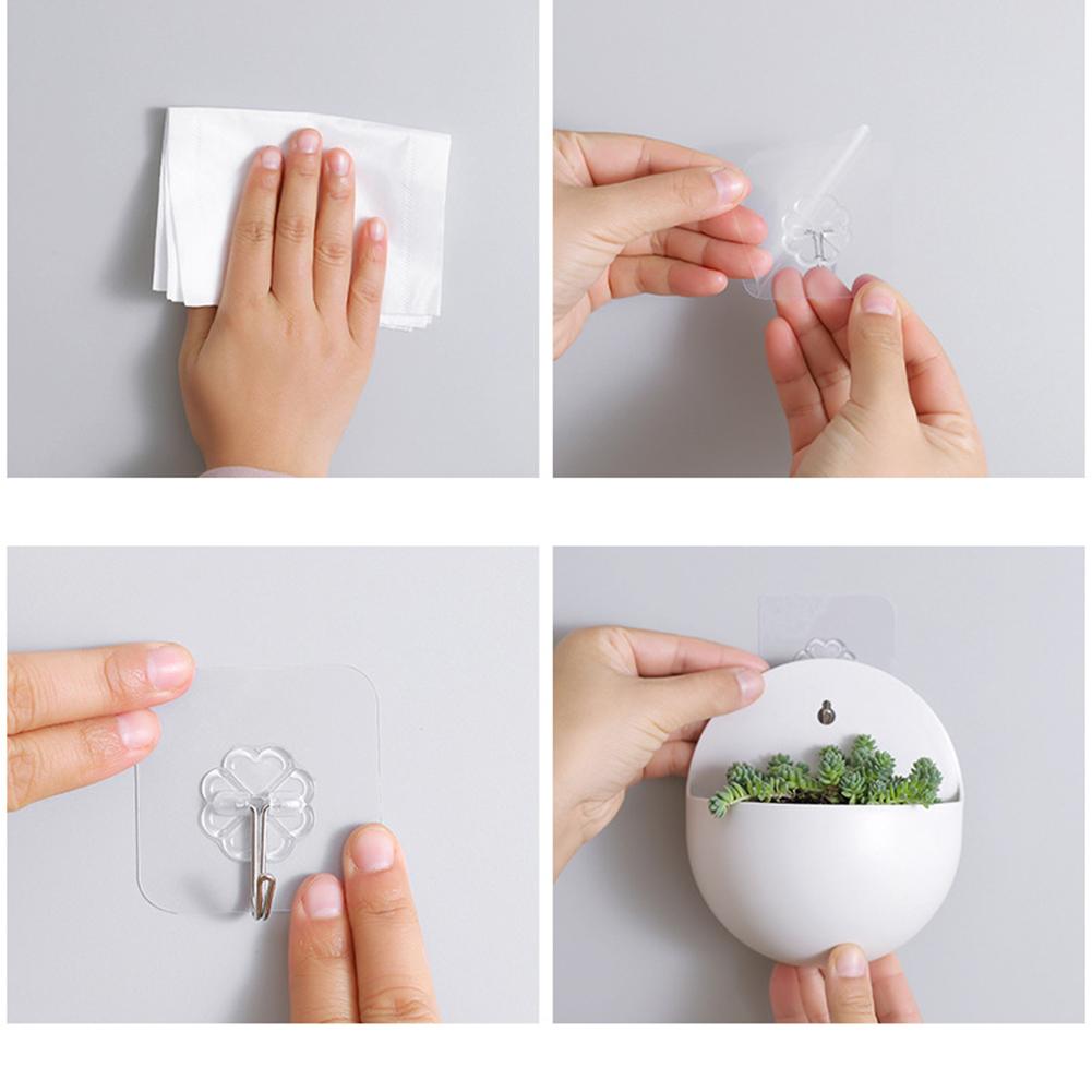 Flower Pots Plant Vase Organizer Pots Storage Transparent