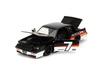 Bigtime Muscle 1987 Buick Grand National Diecast Car Kids and Adult Toys 124 (Black/White)