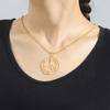 Mythical Goddess Sigil of Lilith Necklaces Stainless Steel Demon Seal Marbas Pendant Necklace Solomon Amulet Jewelry