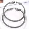 Alloy Man Bracelet Open End Electroplated Anti-rust Fashionable Decorative Replacing Bangle Jewelry Birthday Gift