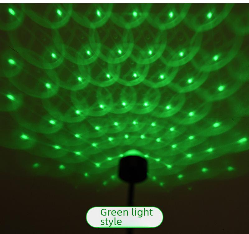 Colorful Voice-Controlled Mini LED Disco Ball Lamp - Starry Projection and Stage Lighting