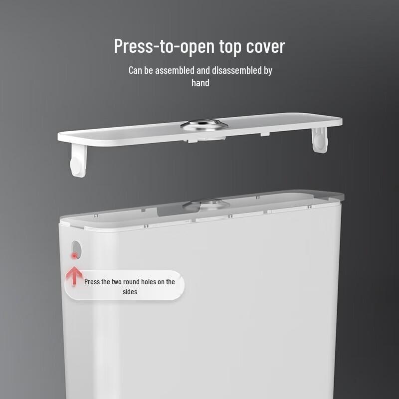 JOMOO Dual-Flush Squat Toilet Set with Slim Water Tank