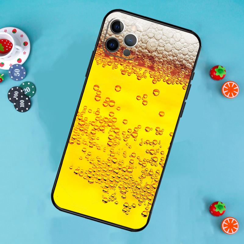 

Beers Alcohol Summer Bubble Phone Case For iPhone 17 Air 15 14 13 12 11 16 Pro Max 13 12 mini 15 16 Plus 16e Cover Funda iPhone 13 Pro