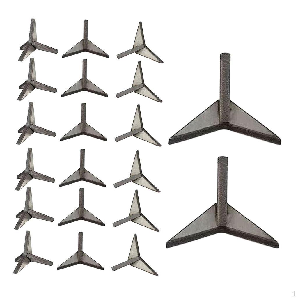 20 Pieces Spikes Pagoda Nail Prevent Tire Tyre Puncture Anti Birds Fast Tool Ground Triangle