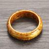 Gold Silk and Black Coral Sea Willow Bangle – Men's and Women's Gift Accessory