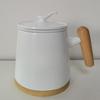 Zen Style Large Ceramic Tea Cup with Metal Infuser