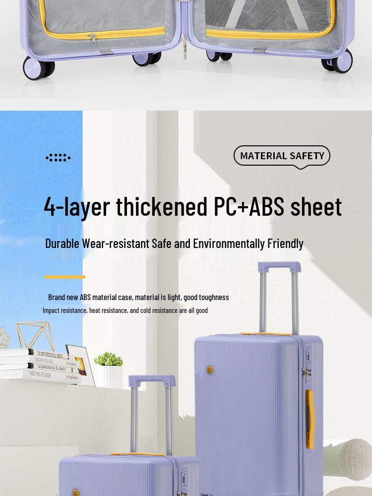 Evrensel Tekerlekli ve Şifreli Kilitli Ekstra Büyük 26 İnç Öğrenci Tekerlekli Çanta - Kalın, Dayanıklı ve Sağlam