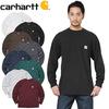 Carhartt Langarm Arbeitskleidung Tasche T-Shirt, Weiß, US Large (entspricht der japanischen Größe XL) [Parallelimport]