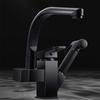 Black Pull Out Kitchen Sink Faucet Washbasin Faucet With Spray Gun Hot Cold Wate Mixer Tap Deck Mounted Bathroom Accessories