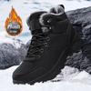 Herbst und Winter Hohe Dicke Sohle Herren Schneestiefel Outdoor Wanderschuhe Jagd Wanderschuhe Zapatillas Para Hombre Männlich