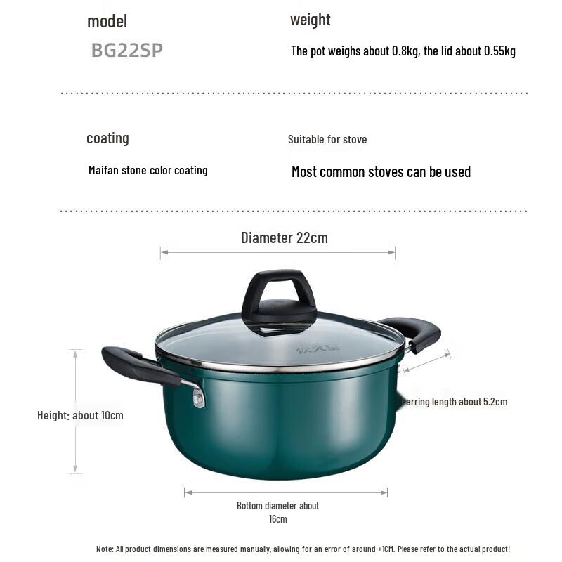 Chui Da Huang 22cm Non-Stick Soup Pot