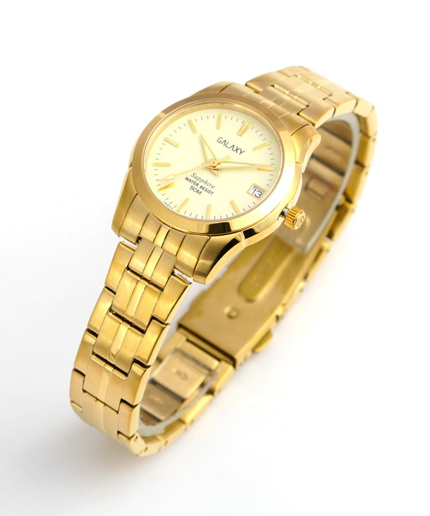 Gaelleogsi 5 Atm Women'S Metal Wristwatch Qa9012Fd
