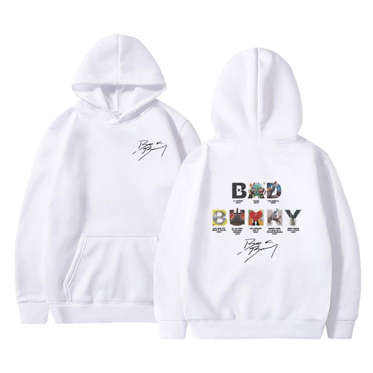 Rapper Bad Bunny Hoodie DeBi TiRAR MaS FOToS DTMF Graphic Sweatshirt Male Casual Oversized Hoodies Men Women Hip Hop Pullover