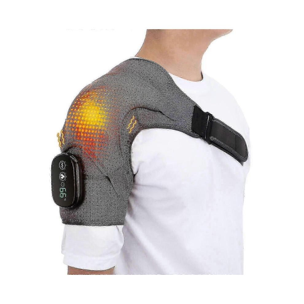 Heated Shoulder Wrap with Massage, Electric Shoulder Heating Pad Massager -CH-NEW
