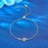 Jewelry S925 Sterling Silver Bracelet for Girls with A Sense of Luxury Instagram's Best Friend Style Mosang Diamond Bracelet