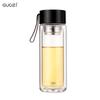 GUOZI Portable Double-Wall Glass Tea Infuser Cup