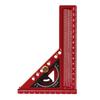 3D Multiple Angles Measuring Ruler Woodworking Square Protractor Triangular Measuring Tool 2-in-1 Carpentry Set Square Set