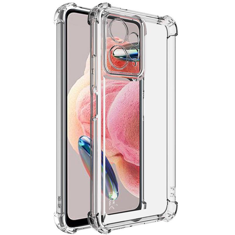 

Чехол IMAK UX-4 Series для Xiaomi Redmi Note 12 4G с прямой рамкой и четырьмя углами, ударопрочный прозрачный чехол из ТПУ A