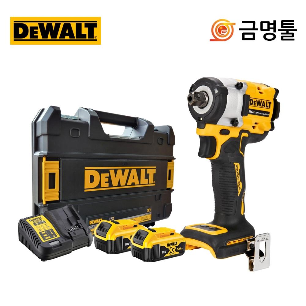 

Аккумуляторный ударный гайковерт DeWalt DCF922P2, 20 В, 5,0 Ач, 2 шт., 1, 2-дюймовый двигатель BL, 4 скорости, смена режима