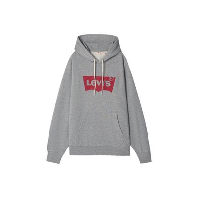 Levis Lässiges Bequemes Buchstabenlogo Gestricktes Kapuzen-Langarm-Sweatshirt Unisex-Sweatshirt 003YT-0002