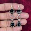 Black Onyx 925 Solid Sterling Silver Earrings, Handmade Gemstone Jewelry Earrings For Memorial Day