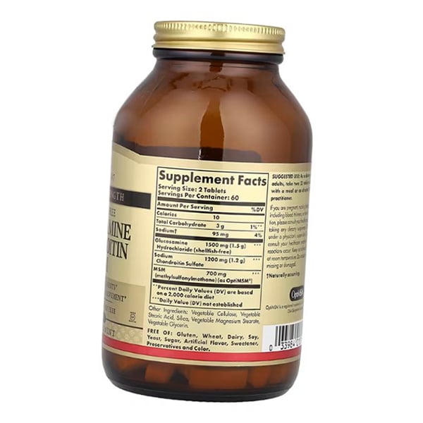 Glucosamine Chondroitin MSM, Glucosamine Chondroitin MSM, Solgar 120 Tabs (03313008)