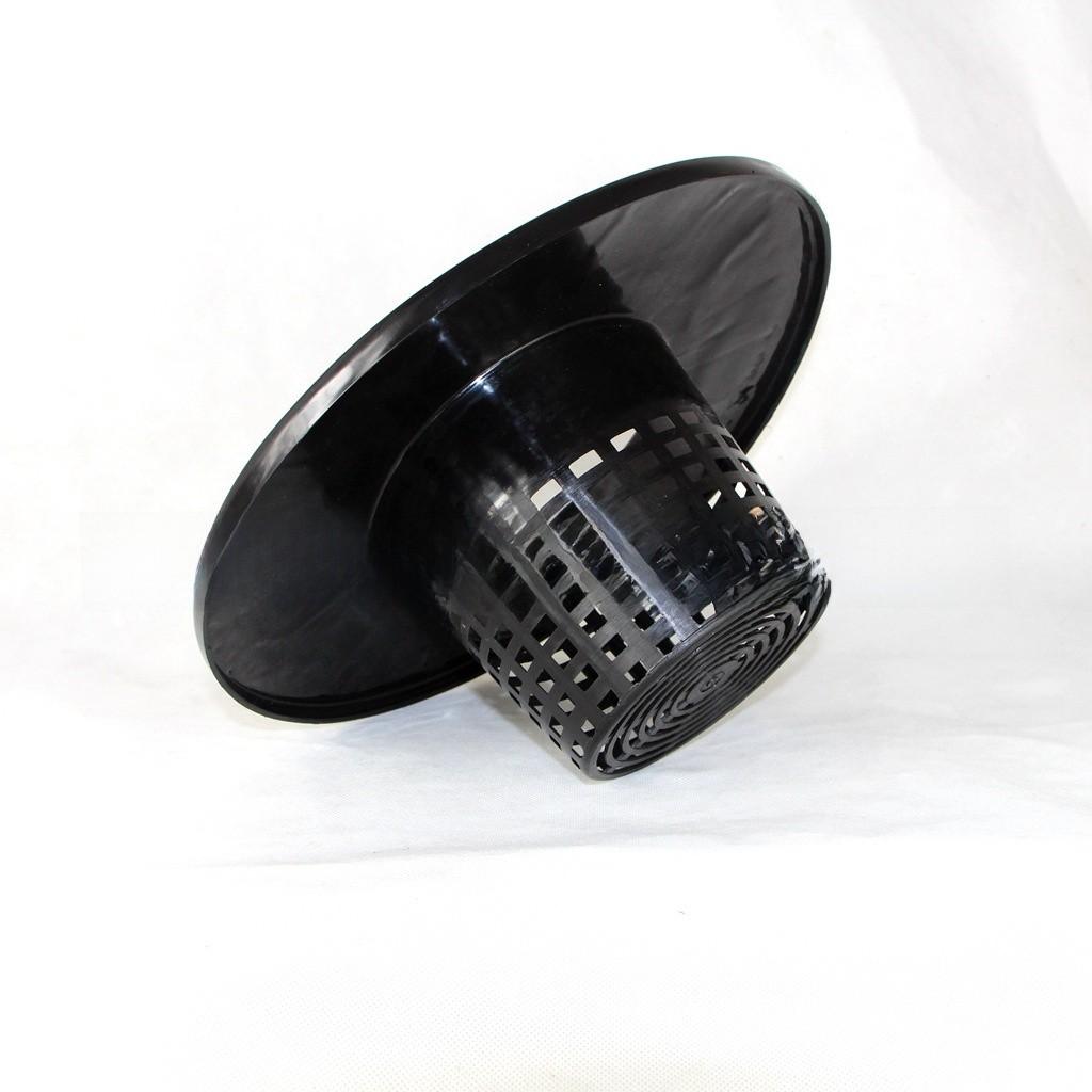 Plastic Breathing Plant Pot With Large Edge For Office Water Cultivation