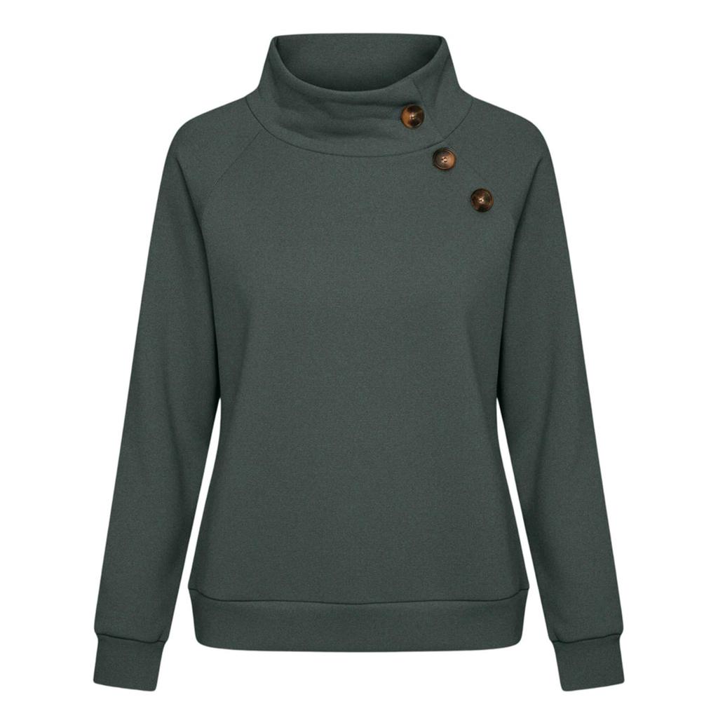 Women's Casual Color Pullover Sweatshirt