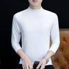 Men S Cotton Half High Neck Long Sleeve Loose Fit T Shirt