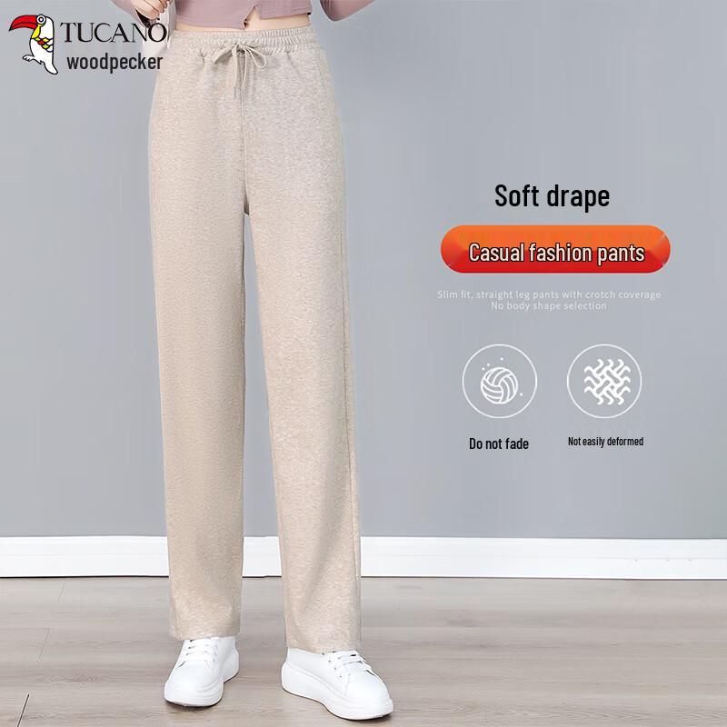 Woodpecker Women's High-Waist Comfort Stretch Casual Pants