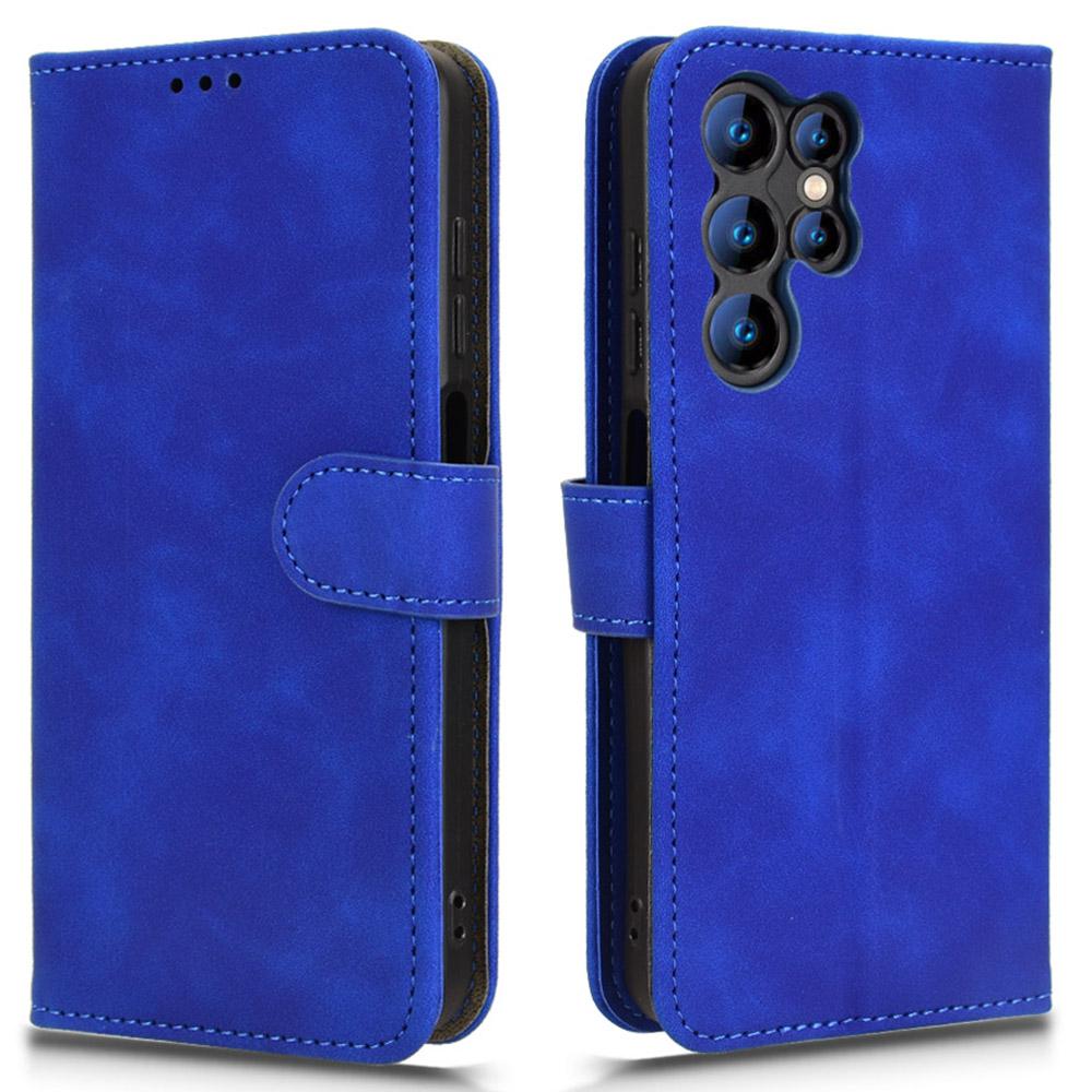 Dla Oukitel C1 Skórzane Etui Skóra w Dotyku Odporne na Upadki Portfel Klapka Pokrowiec na Telefon