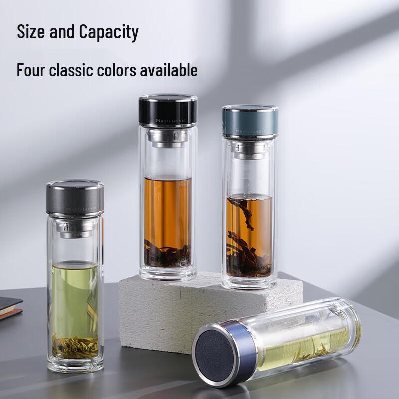 Fuguang Mingcheng Portable Antibacterial Glass Tea & Water Cup