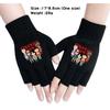 Stranger Printed Cotton Autumn Winter Warm Knitted Touch Gloves Fingerless Gloves