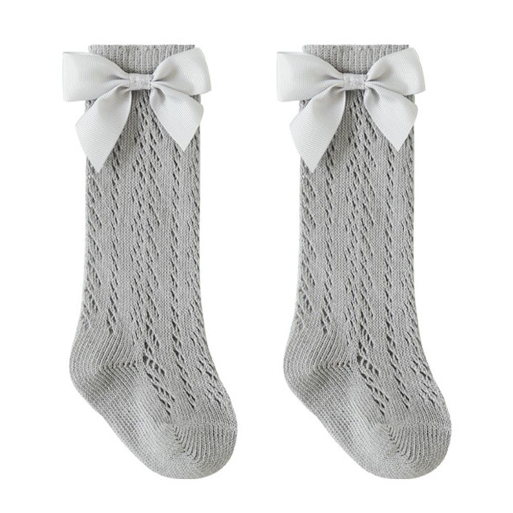 Thin Kids Calf Socks Bowknot Children's Long Stocking Creative Summer Stockings  0-5 Year Old