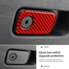 Real Carbon Fiber For Ford Mustang GT 2026 2026 Co-pilot Glove Box Switch Cover Trim Sticker Tuning Car Interior Accessories