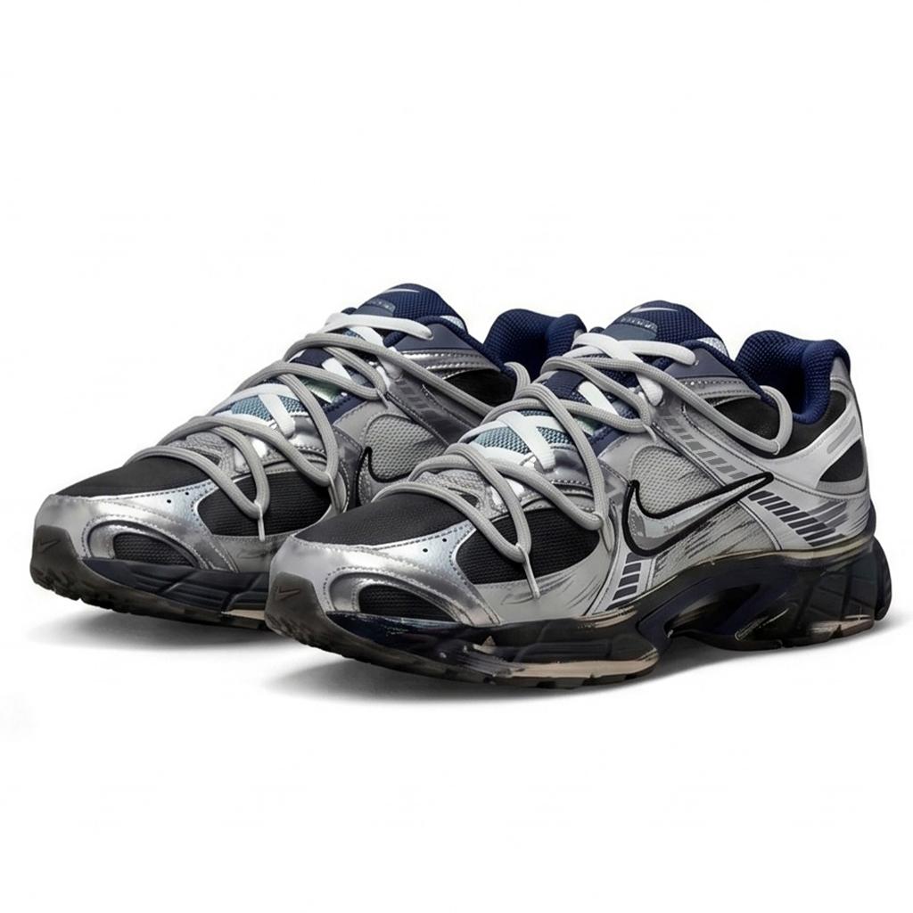 Nike V5 RNR Stoff Dämpfung Rutschfest Abriebfest Niedrig geschnitten Laufschuhe Herren Silber Schwarz IH3649-006(Team1727-)