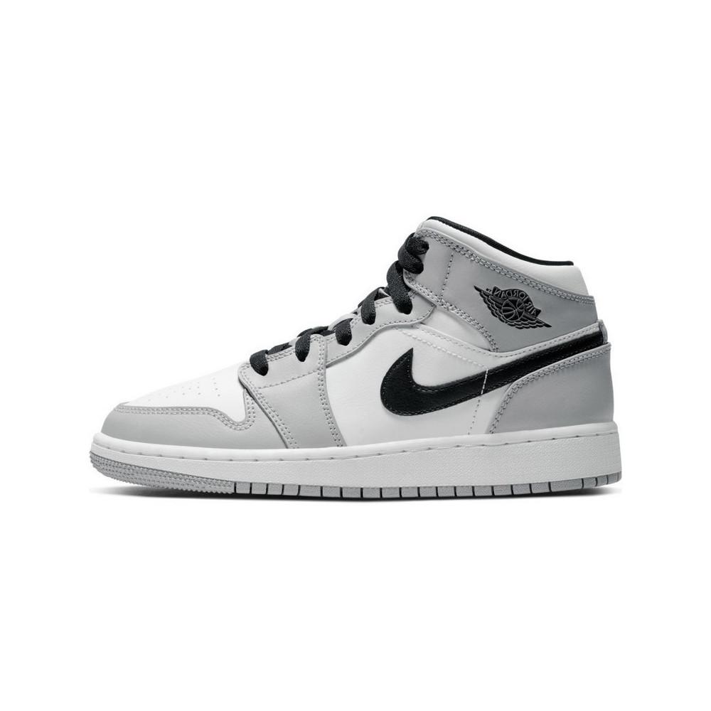 Air Jordan 1 Mid Light Smoke Grey