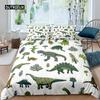 Dinosaurier Bettbezug Niedliche Dinosaurier Cartoon Tier Thema Bettwäsche Set Für Kinder Jugendliche Doppel Queen King Size Polyester Steppdeckenbezug
