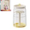 Clear Multi Purpose Doll Showcase Coordinator Rotating Stand For Mini Figures Jewelry Display And Protectionism