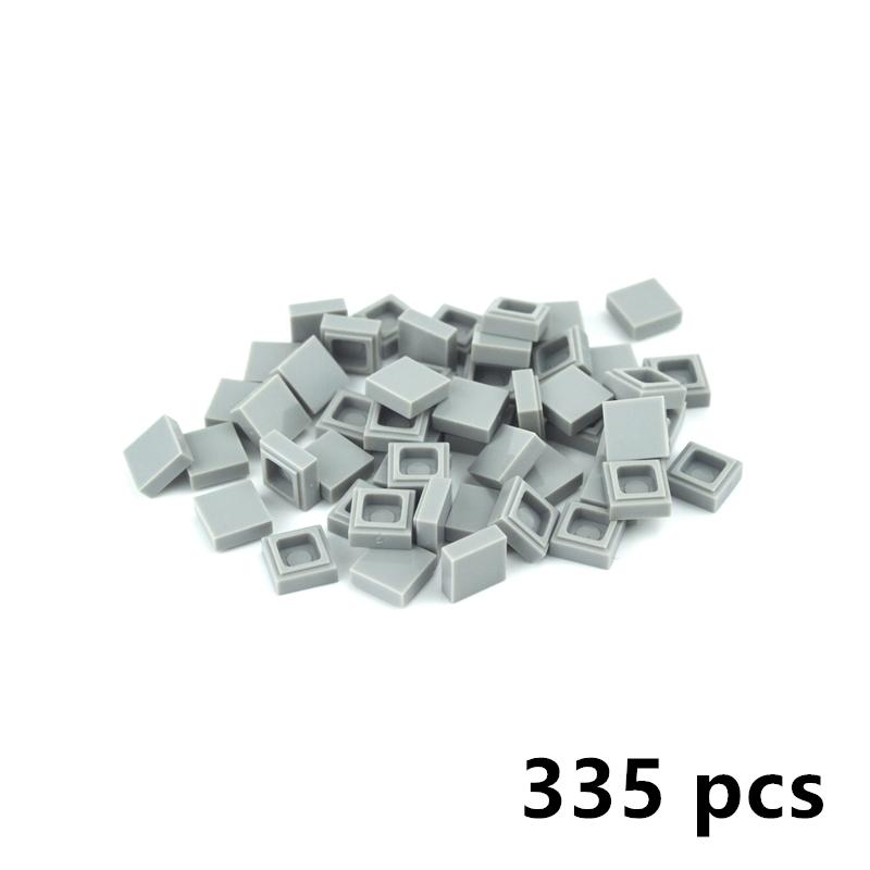 335pcs DIY Building Blocks Figure Bricks Smooth 1x1 ColorFul Educational Creative Size Compatible All Brand Toys for Children