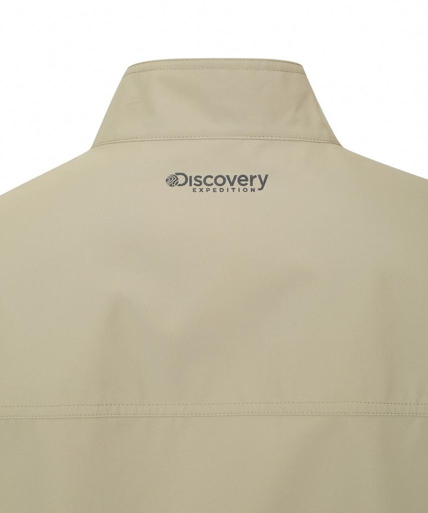 Discovery Expedition Men'S Vertex 3L High-Neck Blouson Jacket (L/Beige)