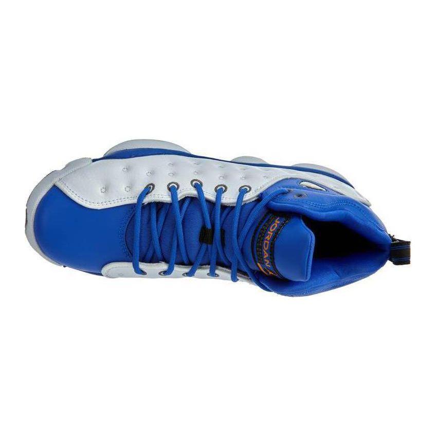 Sneakers Bambino Air Jordan Jumpman Team 2 GS Hyper Royal Bianco Bianco-Buccia d'Arancia 820273-400