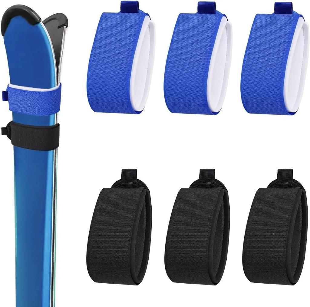 Ski Carrier Strap Snowboard, Pole and Boot Carry Sling Straps Adjustable Ski Wraps Cushioned Shoulder Skiing Gear Equipment