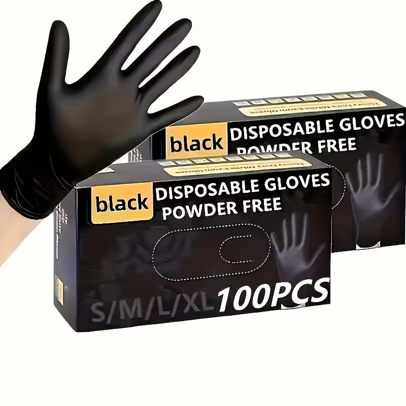 

Black Disposable Nitrile Gloves | Lightweight, Suitable for Home Cleaning, Pet Care, Hair Dyeing - Available in Four Sizes (S/M/L/XL), Multifunctional XL