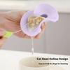 Cute Silicone Cat Shaped Cup Lid Leak Proof High Temperature Resistant Dust Proof Universal Water Cup Lid Cup Silicone Cup Cover