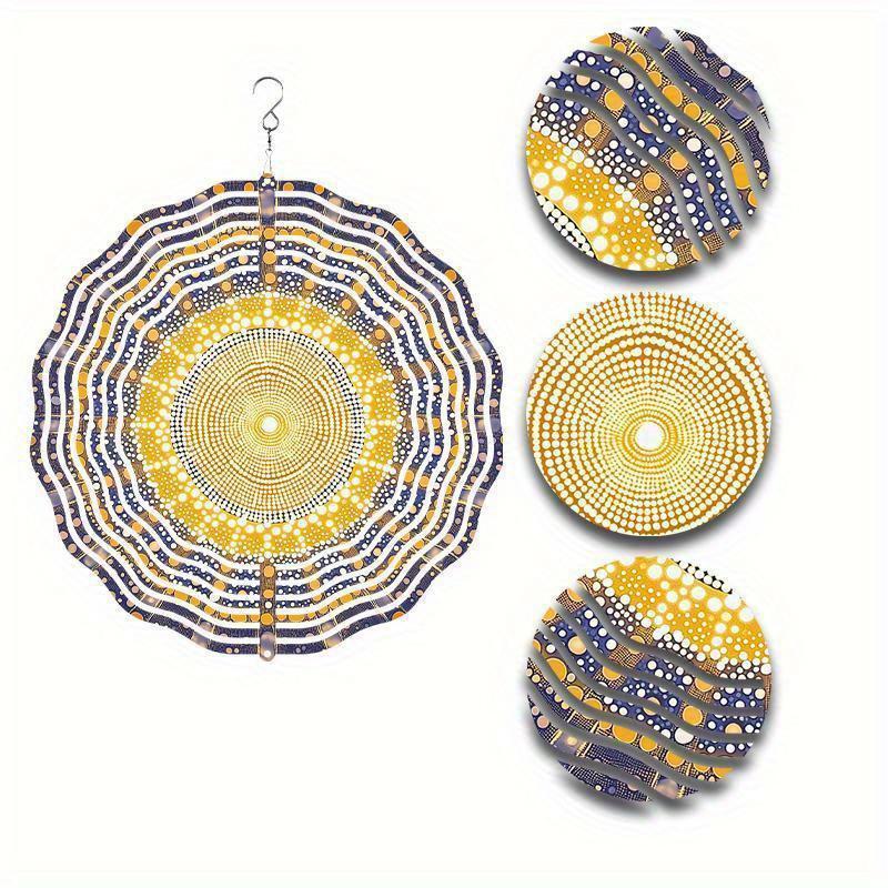 10-calowy wiszący wiatraczek z hakiem obracającym się o 360 stopni do dekoracji balkonu i ogrodu, dekoracja zewnętrzna na wiosnę i lato