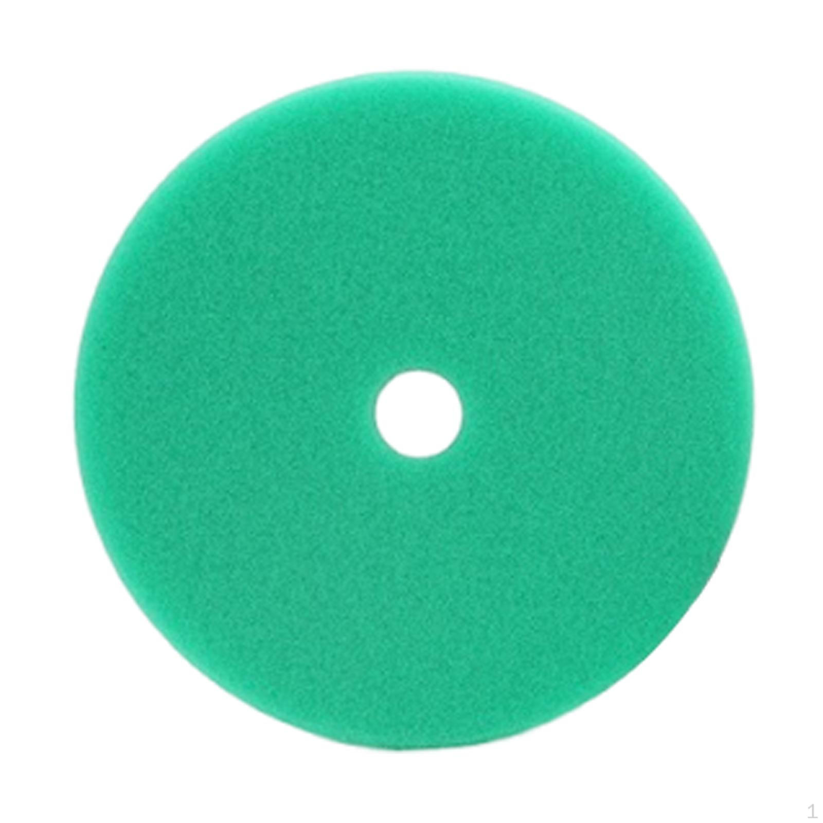 

5 Inch Car Buffing Pad with Hook And Loop Backing for Ceramic Coating Preparation зелений