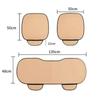 Ice silk car seat cushion three-piece set