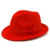 Autumn and winter fashion versatile top hat hot British style jazz hat retro wool felt gentleman's hat