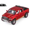 1/32 Scale Dodge RAM Pickup Truck Alloy Model with Sound, Light & Spring-Back Action - Kids' Toy for Adventurous Play